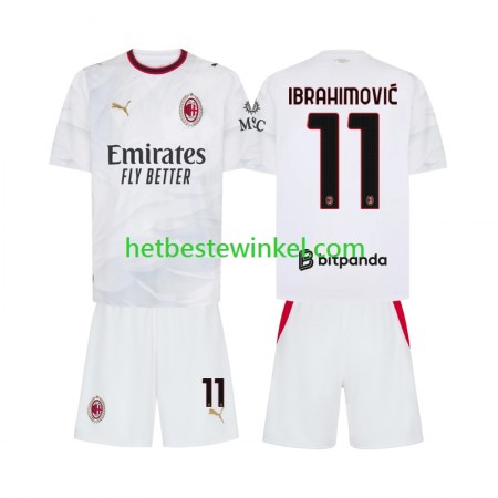 AC Milan Ibrahimovic 11 Voetbalshirts Kind Uit 2026-27 AC Milan Ibrahimovic 11 Voetbalshirts Kind Uit 2026-27